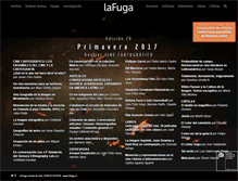 Tablet Screenshot of lafuga.cl